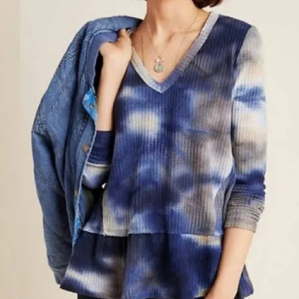 Eri + Ali Anthropologie Tie Dye Top